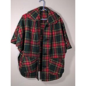 Glen Har 1960 Plaid Jacket Shaw Made In  Scotland Vintage